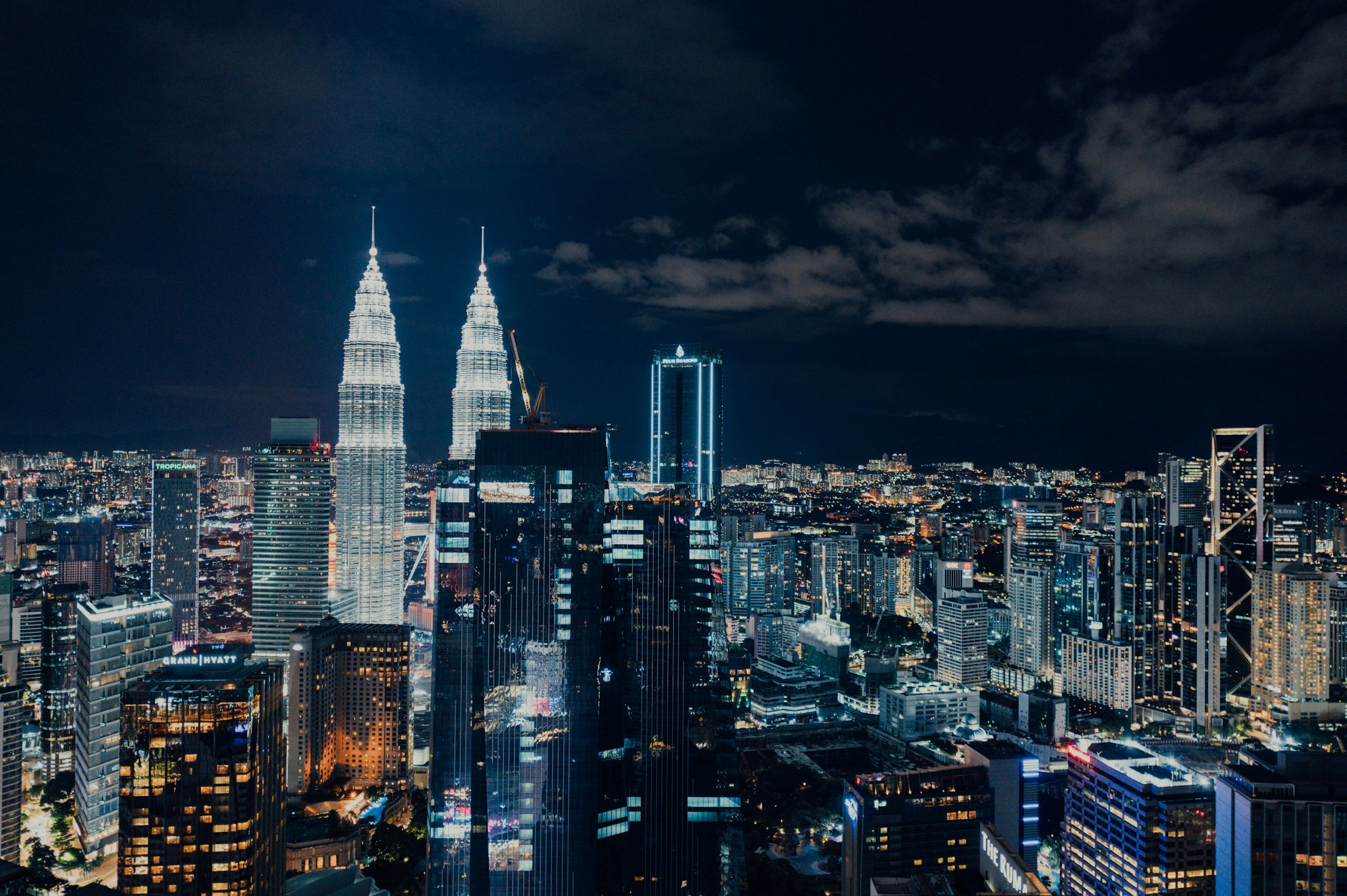 Kuala Lumpur skyline with the Petronas Twin Towers